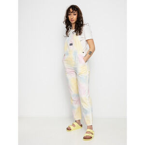 Vans Tri Dye Ground Tie Dye Bib Overalls Relaxed Fit Multicolor XL